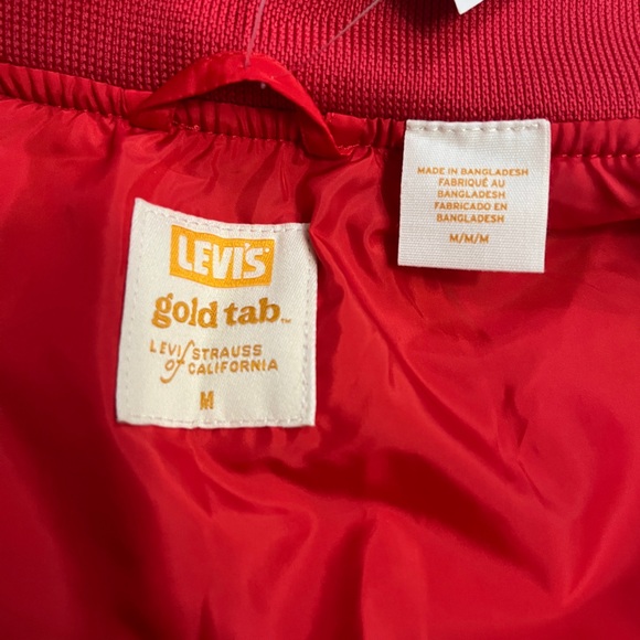 NWT - Levi's Gold Tab Women's Baseball Jacket - Size M - Picture 14 of 16